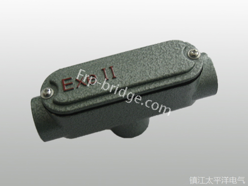 防爆穿線(xian)後蓋三通(tong)穿線盒